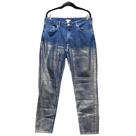 H&M Two Toned Woman's Jeans Denim - H&M Two Toned Ombre Woman's Jeans size 14 jeans